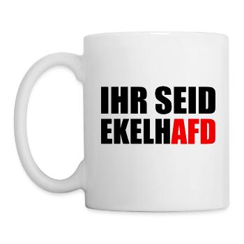 Ihr seid ekelhafd - Tasse - Weiß - Links