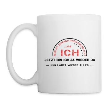 unentbehrlich Ego ich - Tasse - Weiß - Links