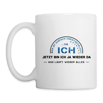 unentbehrlich Chef ich - Tasse - Weiß - Links