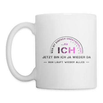 Ich Egoist Selbstliebe - Tasse - Weiß - Links