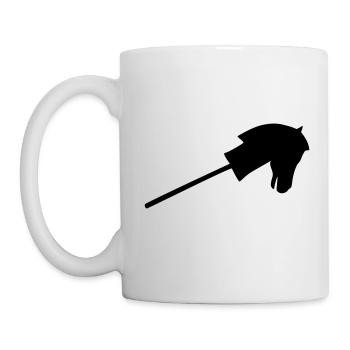 Cheval de loisir en blanc - Mug blanc - blanc - Gauche