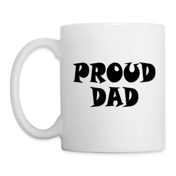 Proud dad - Mug - white - Left