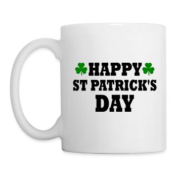 happy st patricks day - Mug blanc - blanc - Gauche