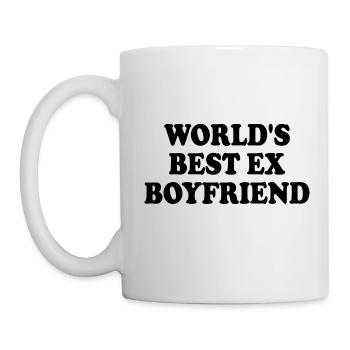 world's best ex boyfriend - Mug - white - Left