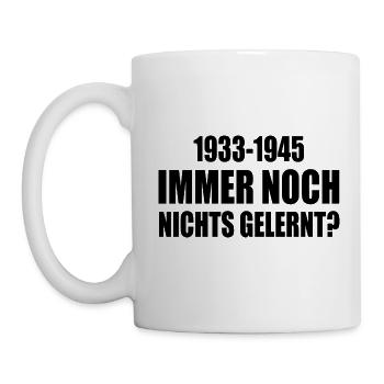 1933-1945 still nothing learned - Mug - white - Left