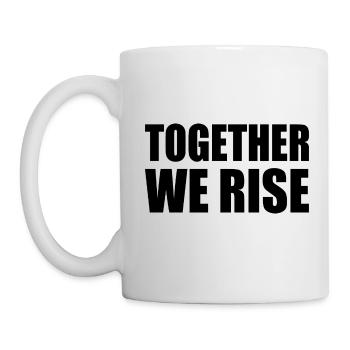 together we rise - Mug blanc - blanc - Gauche