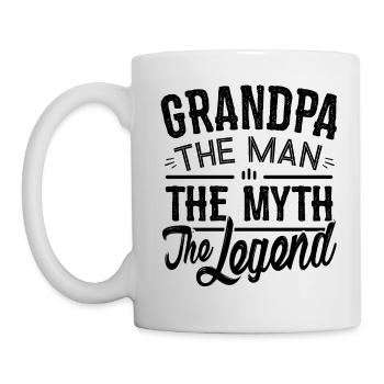 Grandpa The Man The Legend The Legend T Shirt - Mug - white - Left