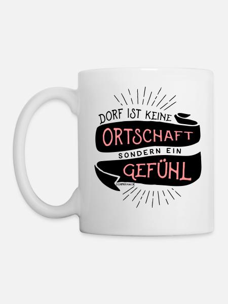 Village is not a place but a feeling - Mug - white