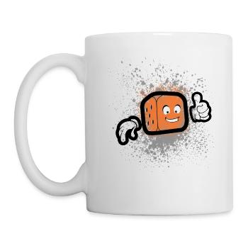 Character Graffiti - Tasse - Weiß - Links