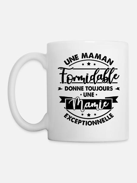Cadeau Grand-Mère - Une Mamie Exceptionnelle - Mug blanc - blanc
