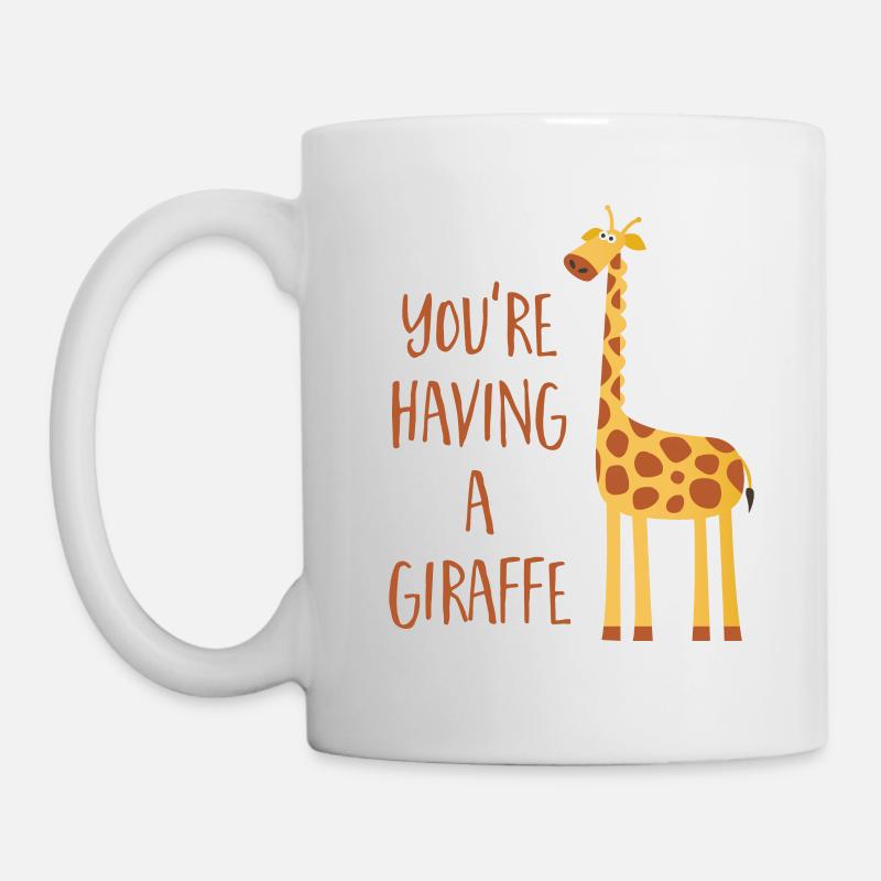 Giraffe - Having a giraffe - Mug - white