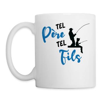 TEL PERE TEL FILS - Mug blanc - blanc - Gauche