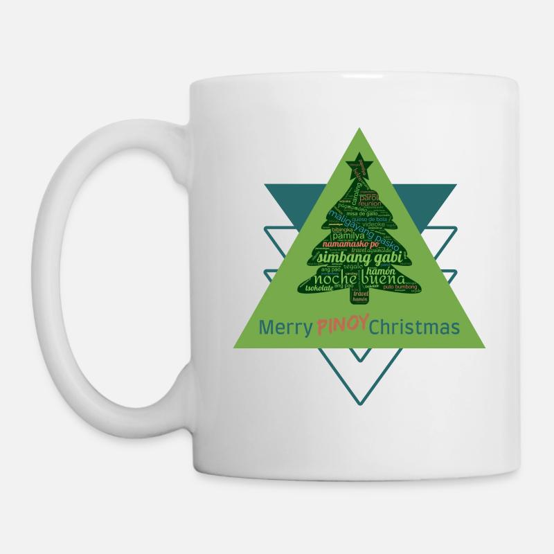Joyeux Noël Pinoy - Philippines Design - Mug blanc - blanc
