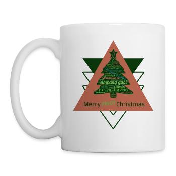 Merry Pinoy Christmas - Philippinen Weihnachten - Tasse - Weiß - Links