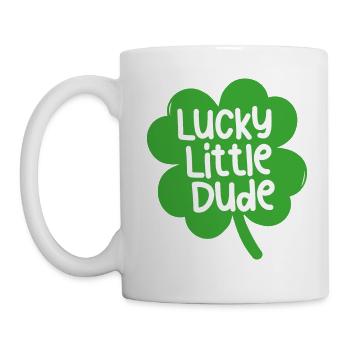 Petit mec chanceux - Mug blanc - blanc - Gauche