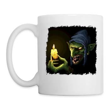 Gobelin À La Bougie - Mug blanc - blanc - Gauche