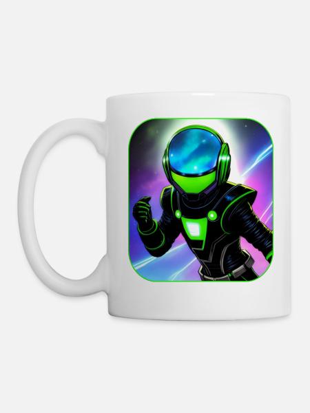 Weltraum Astronaut - Tasse - Weiß