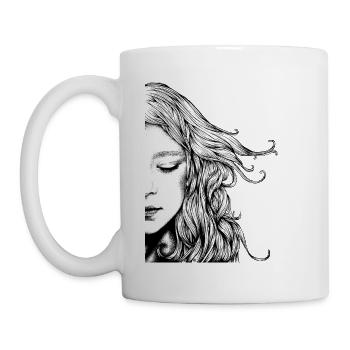 Rêveur - Mug blanc - blanc - Gauche