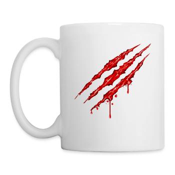 Claw Marks - Mug - white - Left