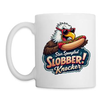 Star Spangled Slobber Knocker - Tasse - Weiß - Links