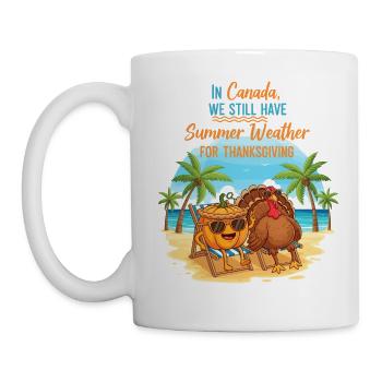 L’été au Canada - Mug blanc - blanc - Gauche