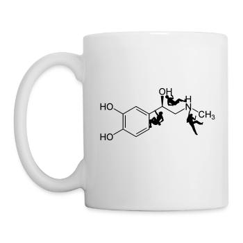 Escalade Bouldering Adrenalin Cadeau d'escalade - Mug blanc - blanc - Gauche