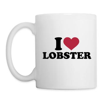 Hummer - Tasse - Weiß - Links