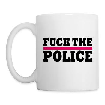 stop brutality - Mug - white - Left