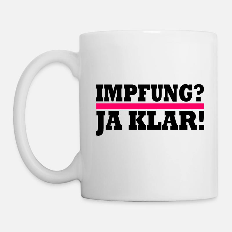 impfung - Tasse - Weiß