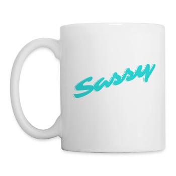 sassy - Tasse - Weiß - Links