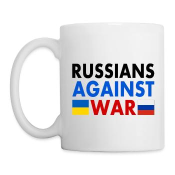 russians against war - Mug - white - Left