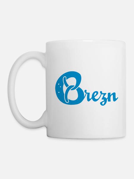 Brezn - Tasse - Weiß
