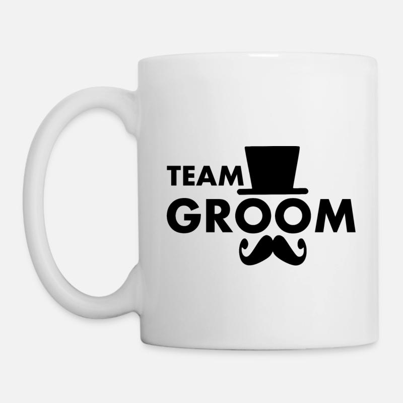 Team groom - Mug blanc - blanc