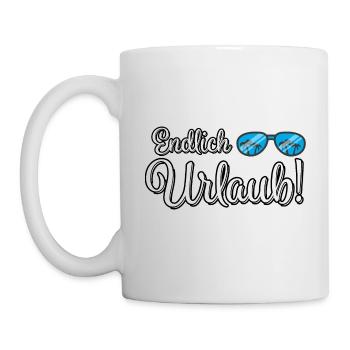 Urlaub Urlaubsreif - Tasse - Weiß - Links