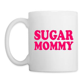 Sugar mommy - Tasse - Weiß - Links