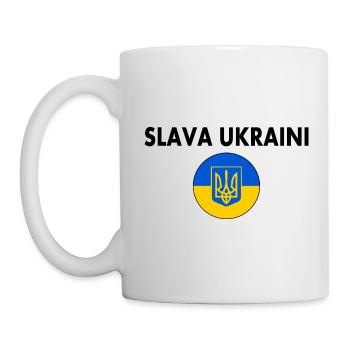 Slava ukraini - Mug - white - Left