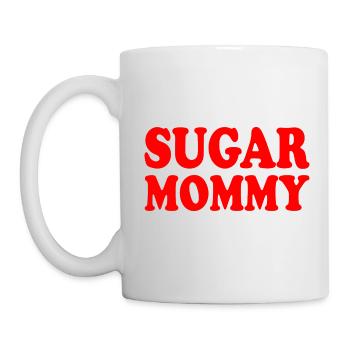 Sugar mommy - Tasse - Weiß - Links