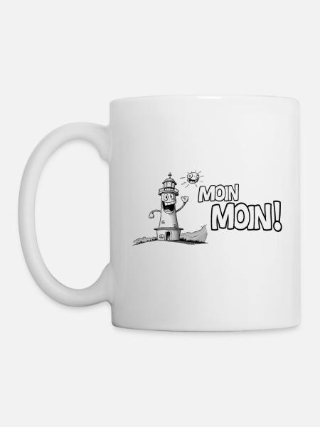Moin Moin - Tasse - Weiß