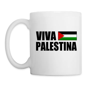 Viva palestina - Tasse - Weiß - Links