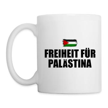 freiheit für palästina - Tasse - Weiß - Links