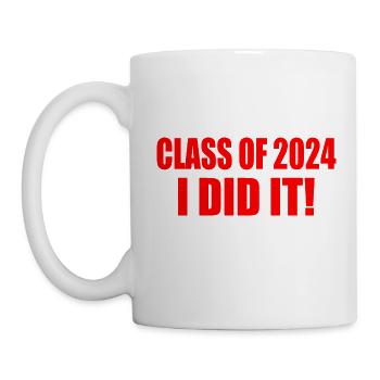 Class of 2024 - Mug blanc - blanc - Gauche
