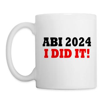 Abi 2024 - Tasse - Weiß - Links
