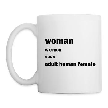 adult human female - Tasse - Weiß - Links