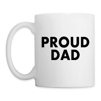 Proud dad - Mug - white - Left