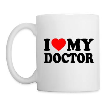 I love my doctor - Tasse - Weiß - Links