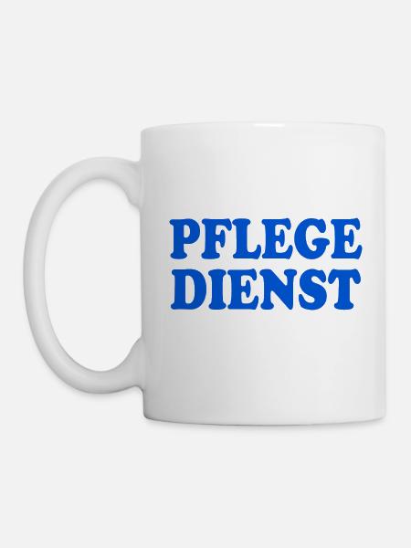 pflegedienst - Tasse - Weiß