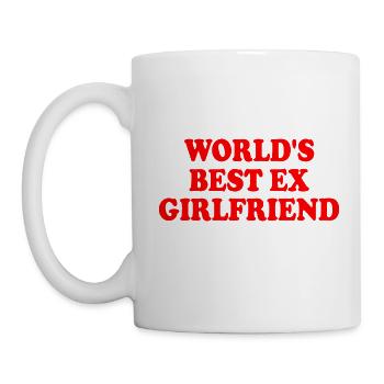 worlds best ex girlfriend - Mug blanc - blanc - Gauche