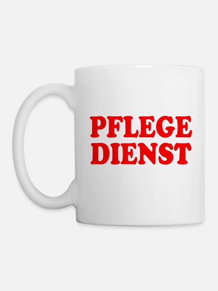 pflegedienst - Tasse - Weiß