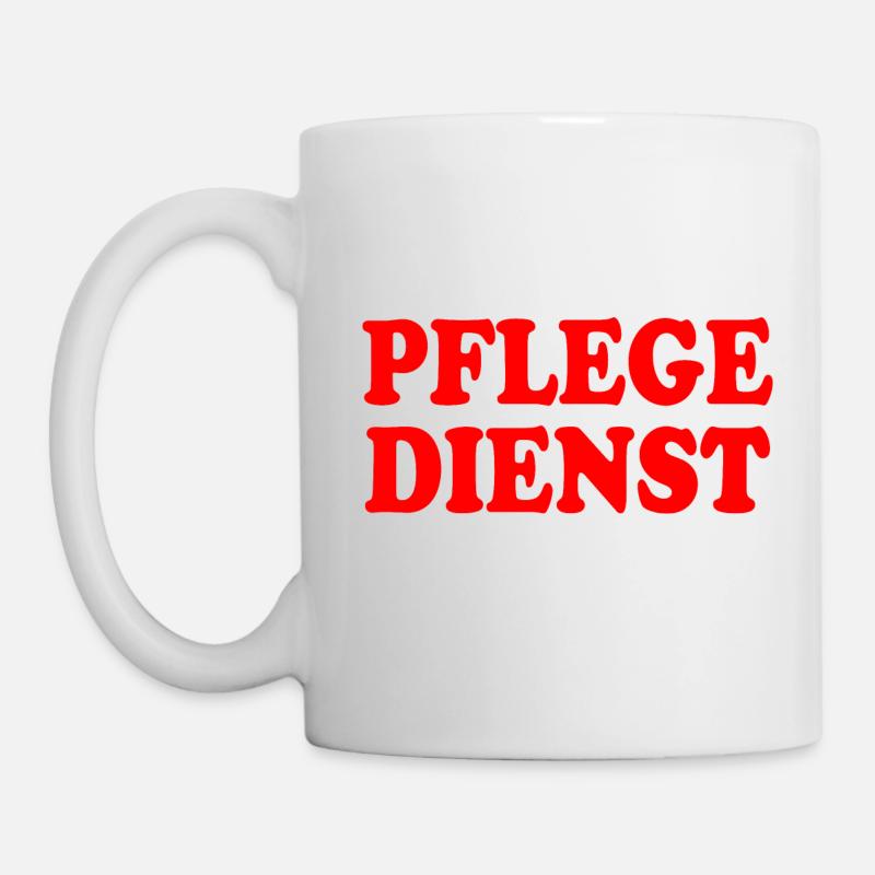 pflegedienst - Tasse - Weiß