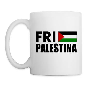 Fri palestina - Tasse - Weiß - Links